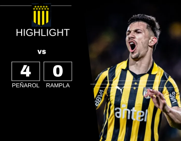Compacto mejores jugadas Peñarol  vs Rampla  Campeonato Clausura 2024